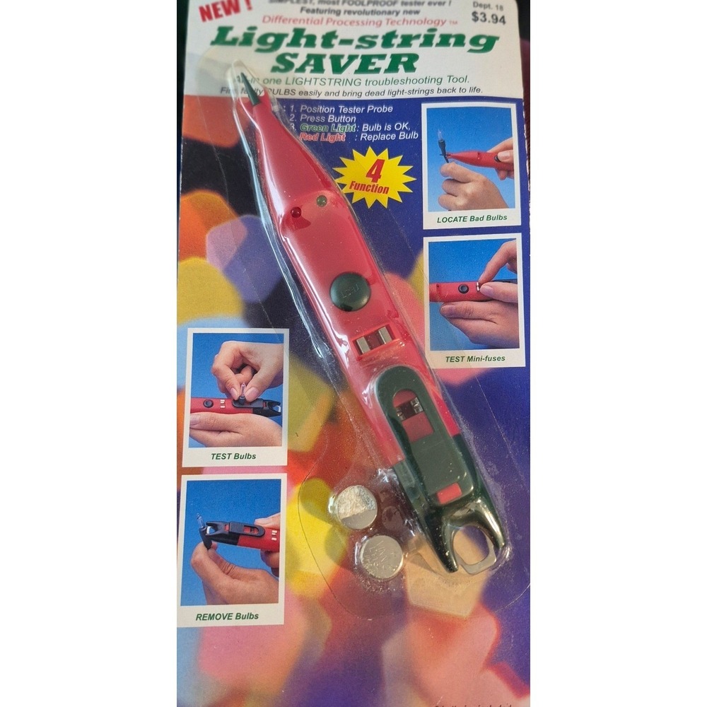 Light-String Saver All-In One Lightstring Troubleshooting Tool Bulb/Fuse Tester - Picture 6 of 9